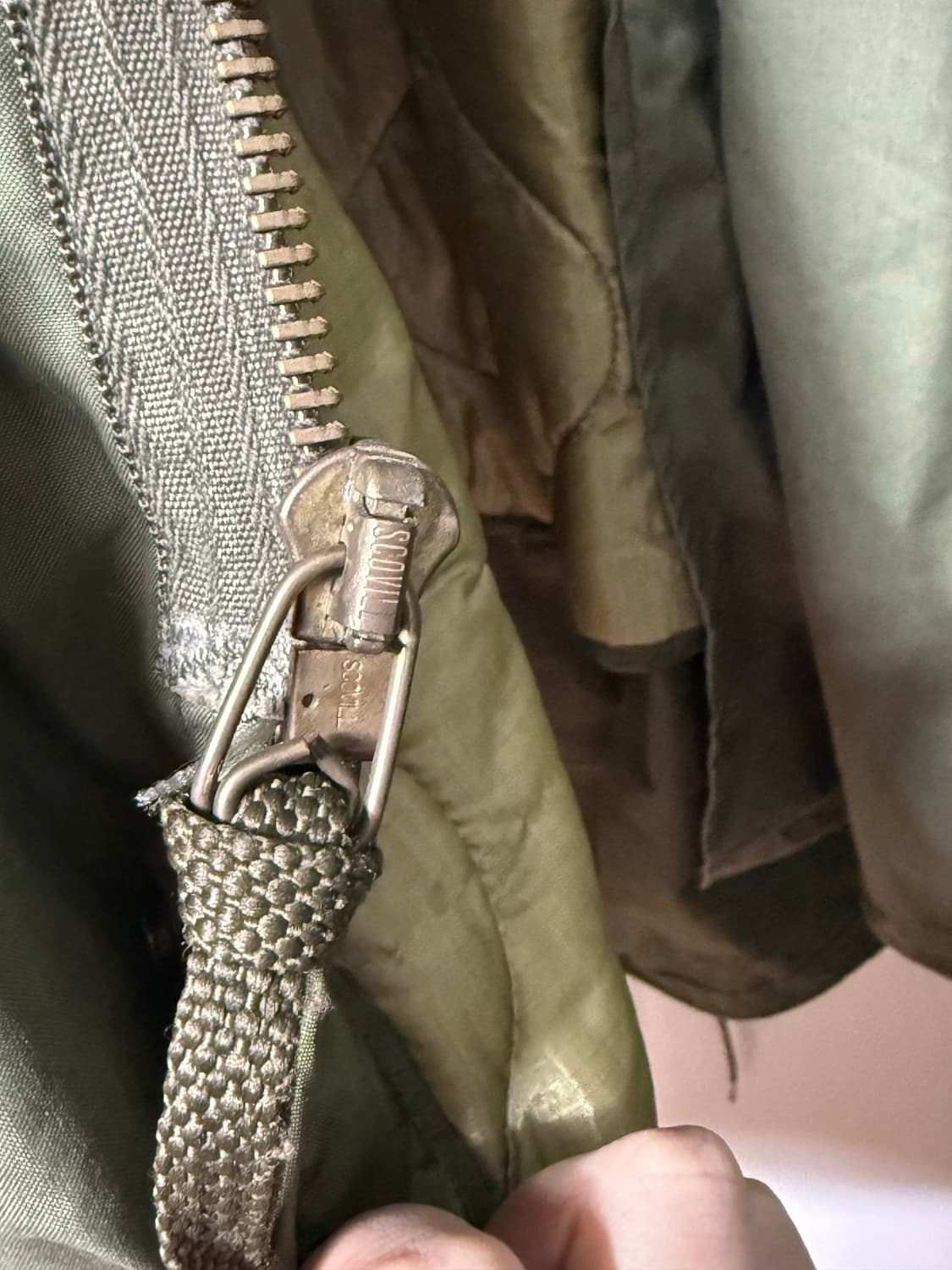 오리지날 m64 피쉬테일 개파카 내피m 외피L 상품이미지3