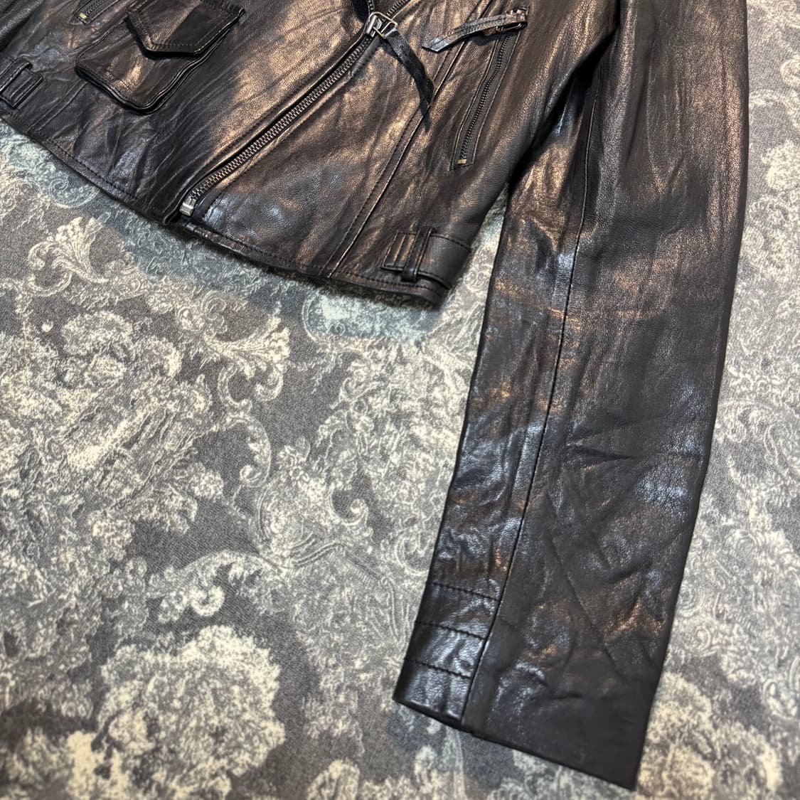 크럽 램스킨 라이더 자켓 상품이미지6