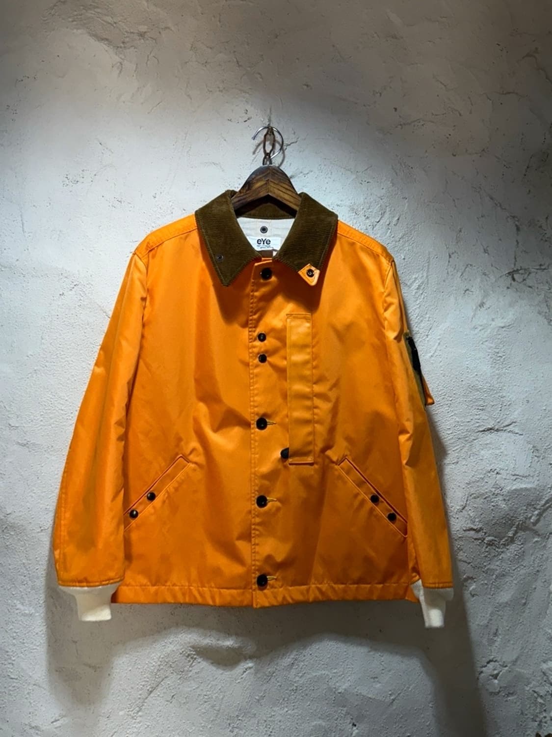 Comme des GARCONS 꼼데가르송 코듀로이 카라 나일론 트윌 재 상품이미지2