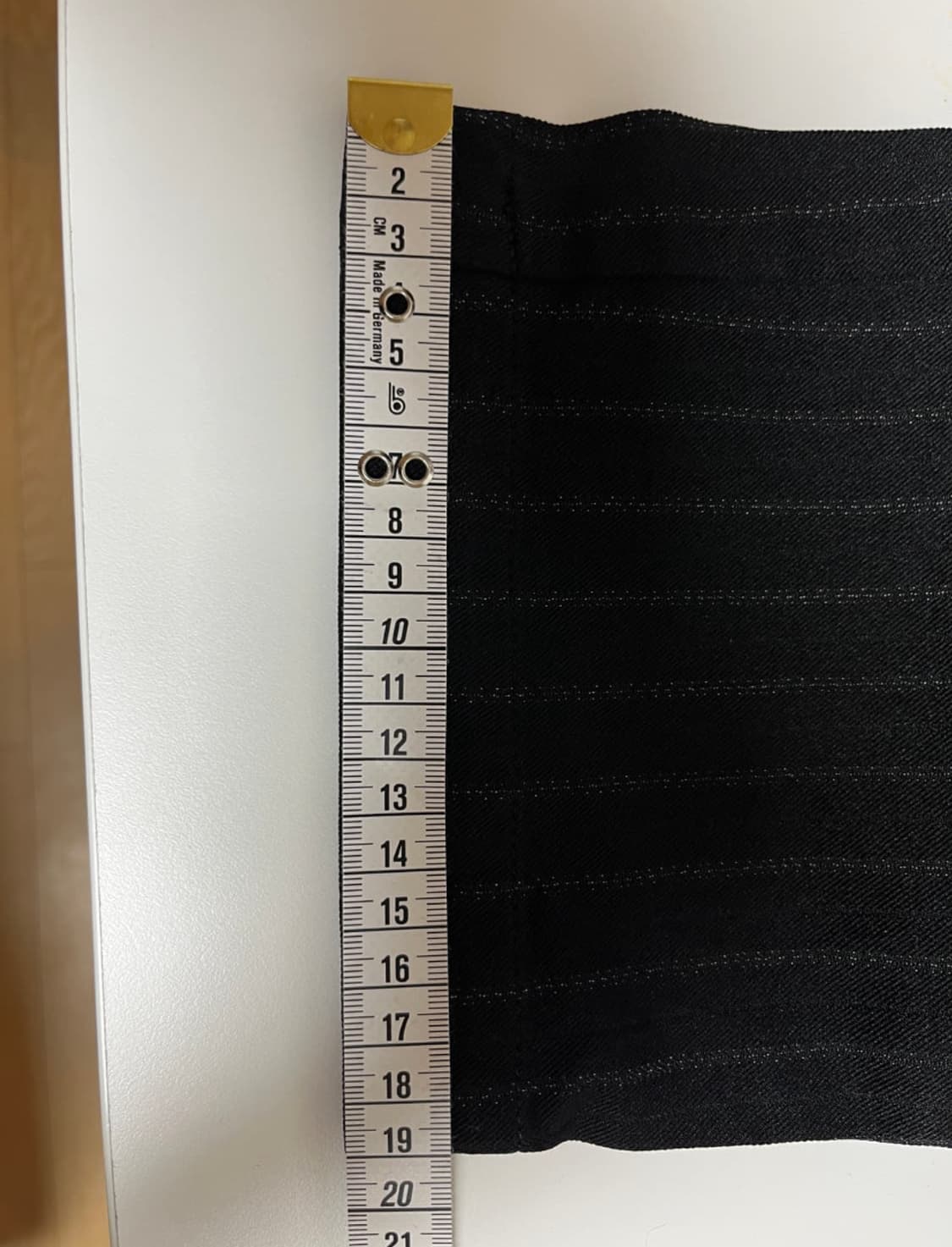 꼼데가르송 블랙 스트라이프 팬츠 L 상품이미지3