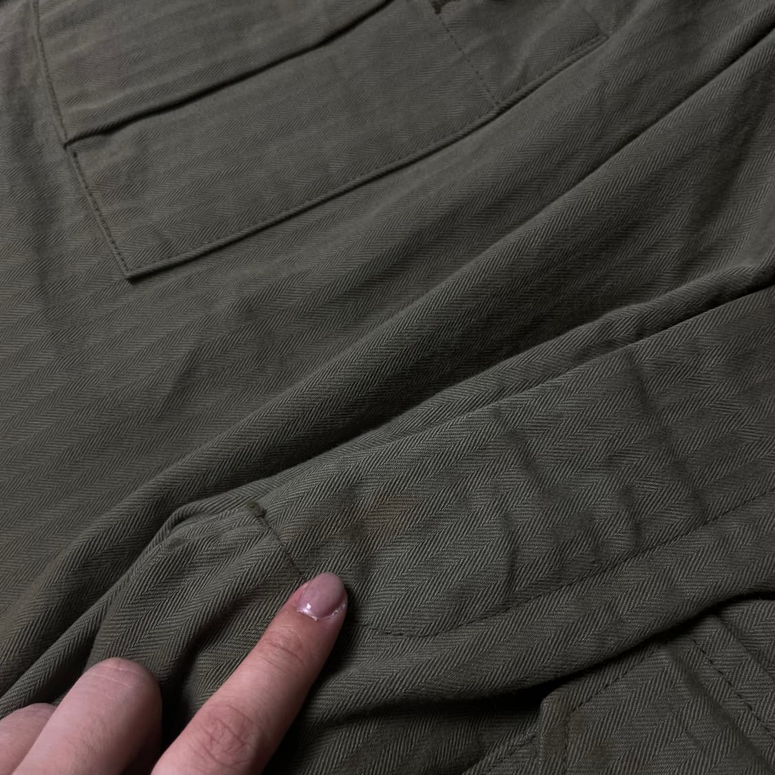 (32) 펜니카 카키 5버튼플라이 아미 밀리터리 팬츠 상품이미지4