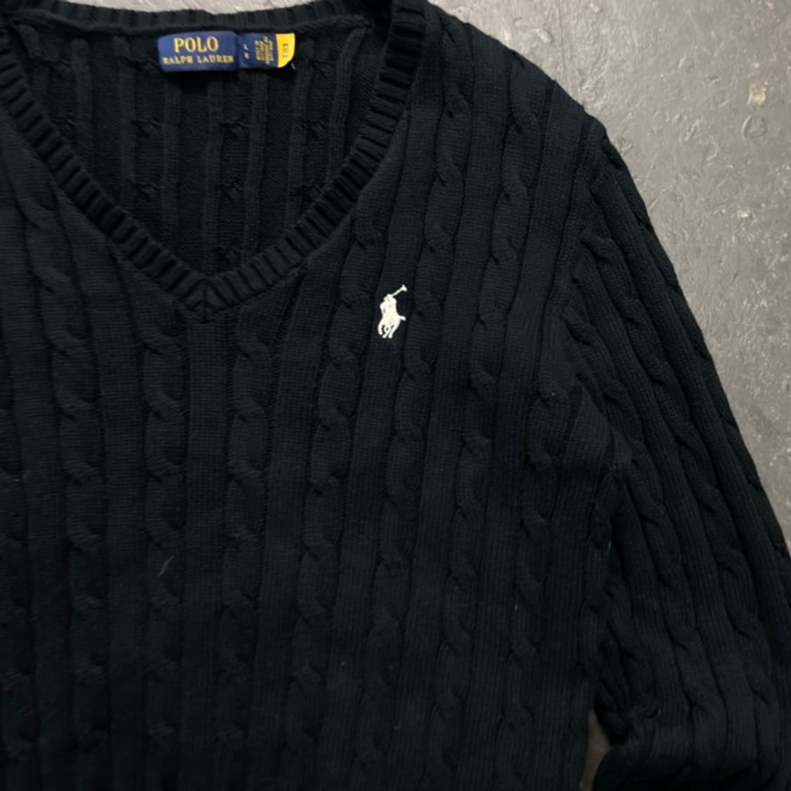 100 폴로 꽈배기 니트  상품이미지2