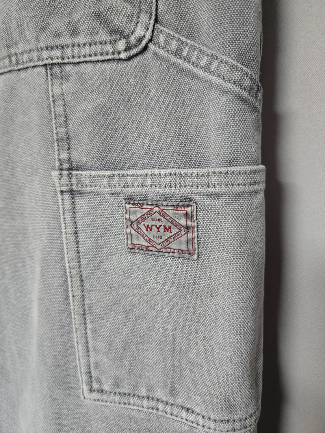 우영미 3D 와이드 데님 팬츠 그레이 - 25SS / 새제품 상품이미지5