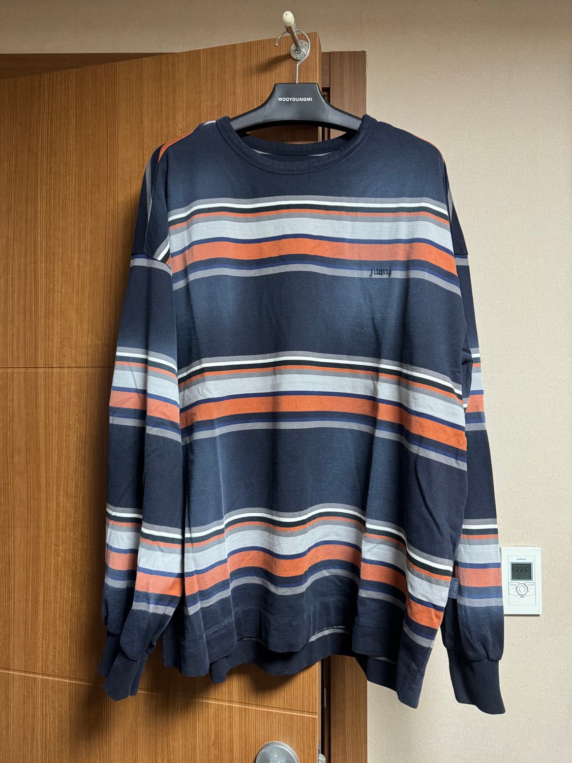 준지 25FW 빈티지 세븐 블록 스트라이프 오버핏 롱슬리브 M 상품이미지2