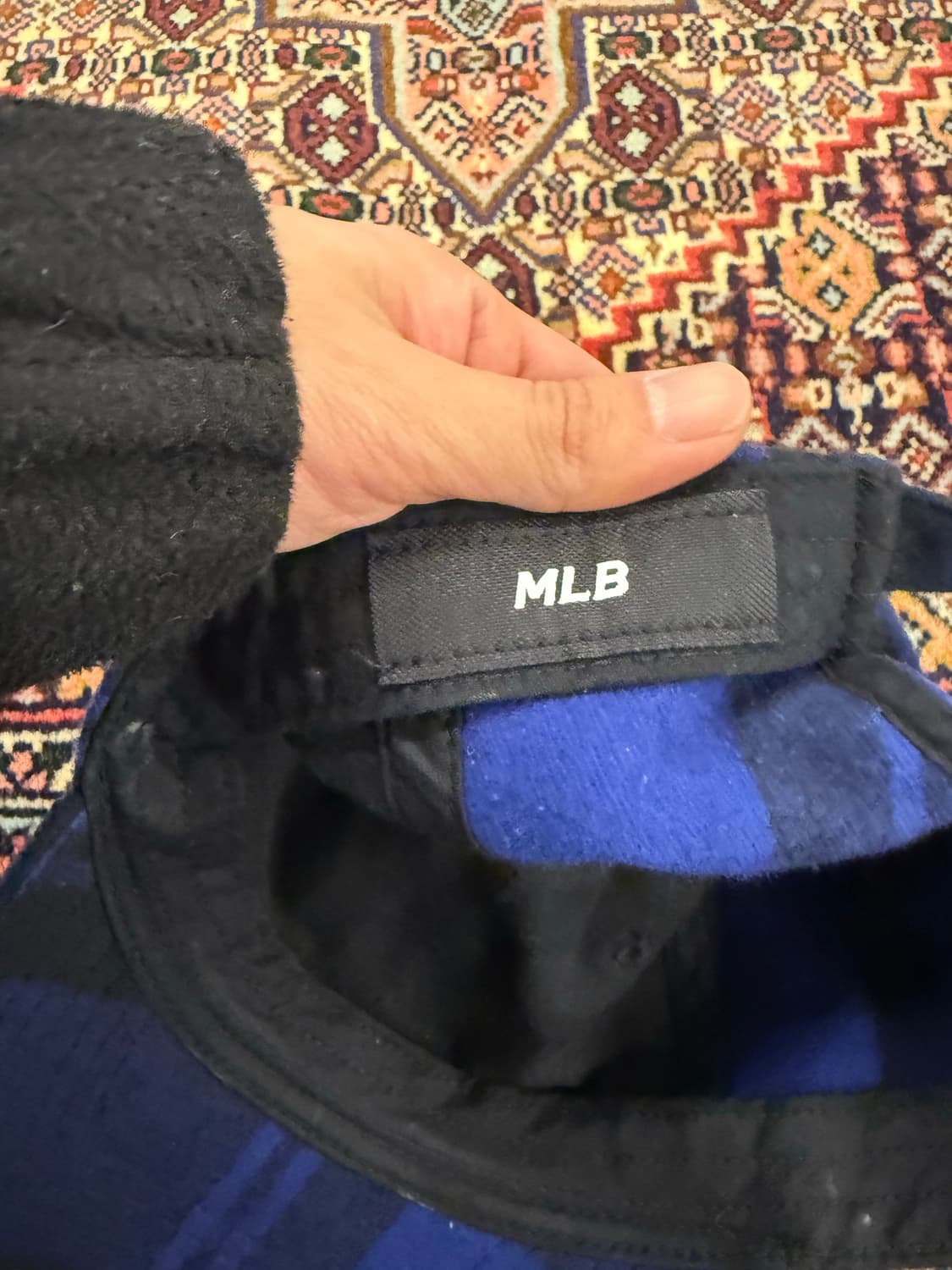 MLB 울 체크 볼캡 상품이미지4