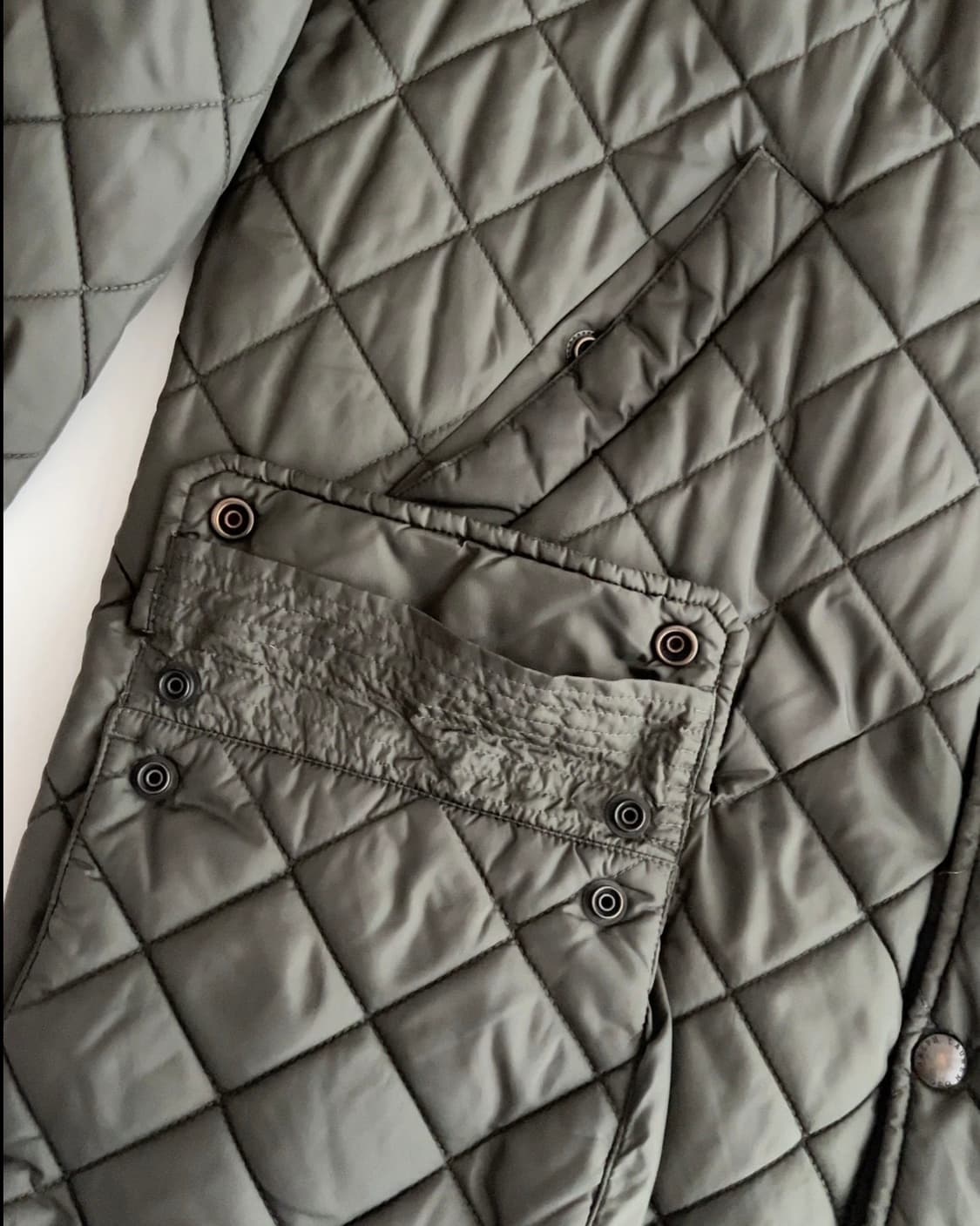 폴로 랄프로렌 코듀로이 카라 퀼팅 자켓 M  상품이미지5