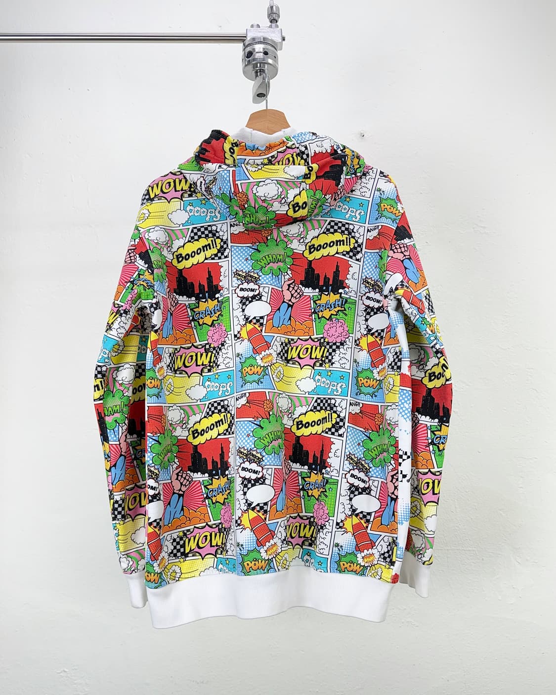 꼼데가르송 셔츠 카툰 프린팅 풀 지퍼 후디 스웨트 자켓 상품이미지6