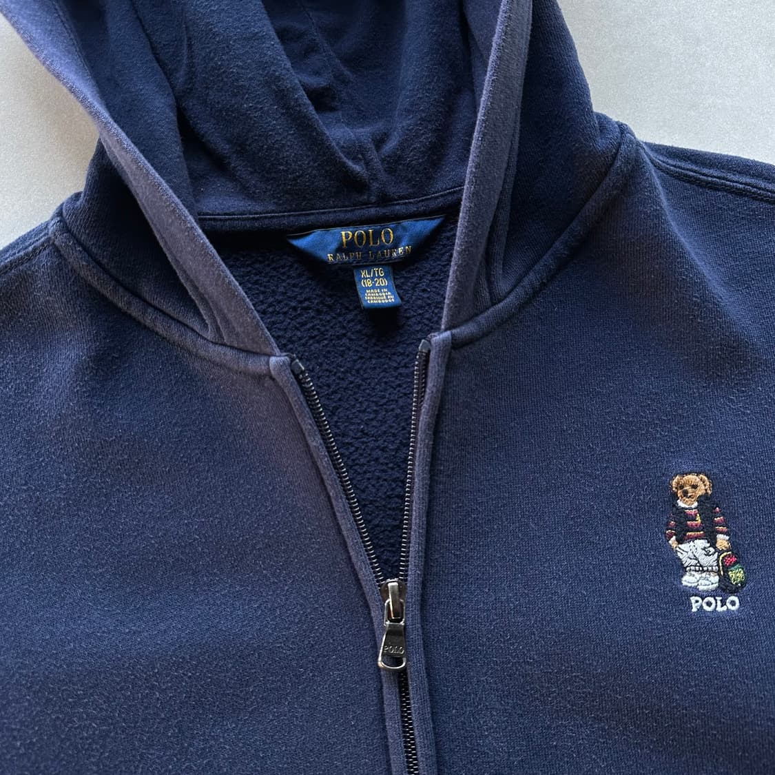 [M]폴로 랄프로렌 폴로베어 네이비 후드집업 상품이미지8