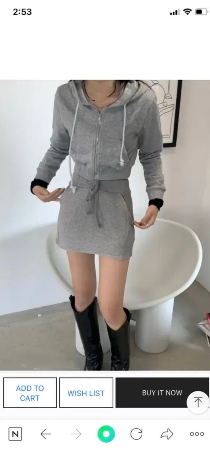 bnfrom 비엔프롬 미니스커트 화이트  (가격내림) 상품이미지1