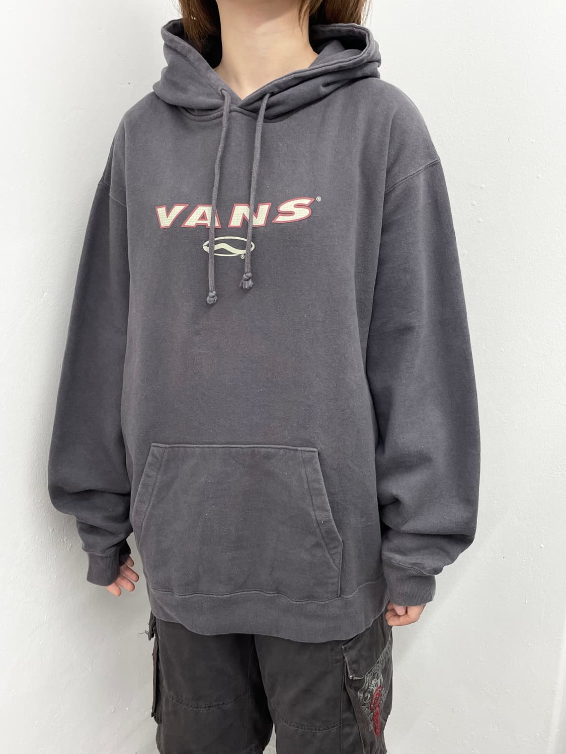 90s 클래식 반스 로고 풀오버 후드티 상품이미지3