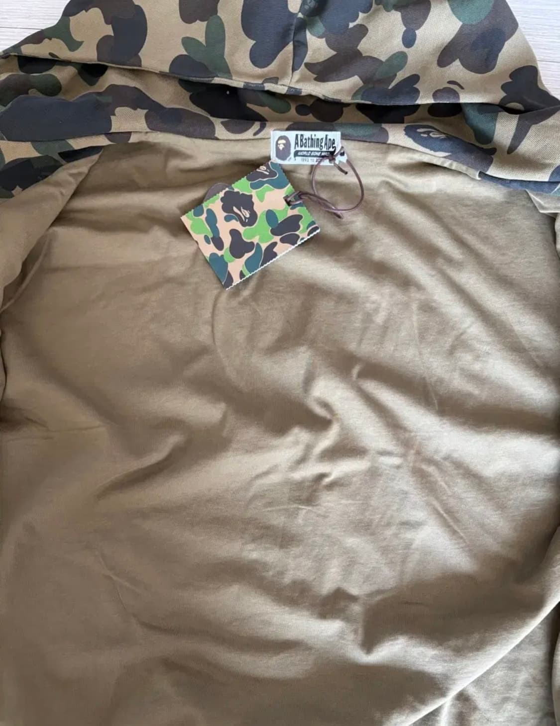 베이프 업사이클 카고 후드 (M) 상품이미지9