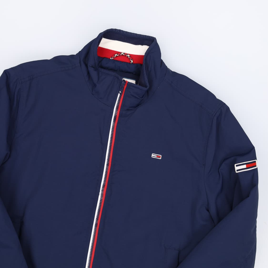 L 타미힐피거 이너 퀄팅 플래그 봄버 블루종 자켓 4149 상품이미지4