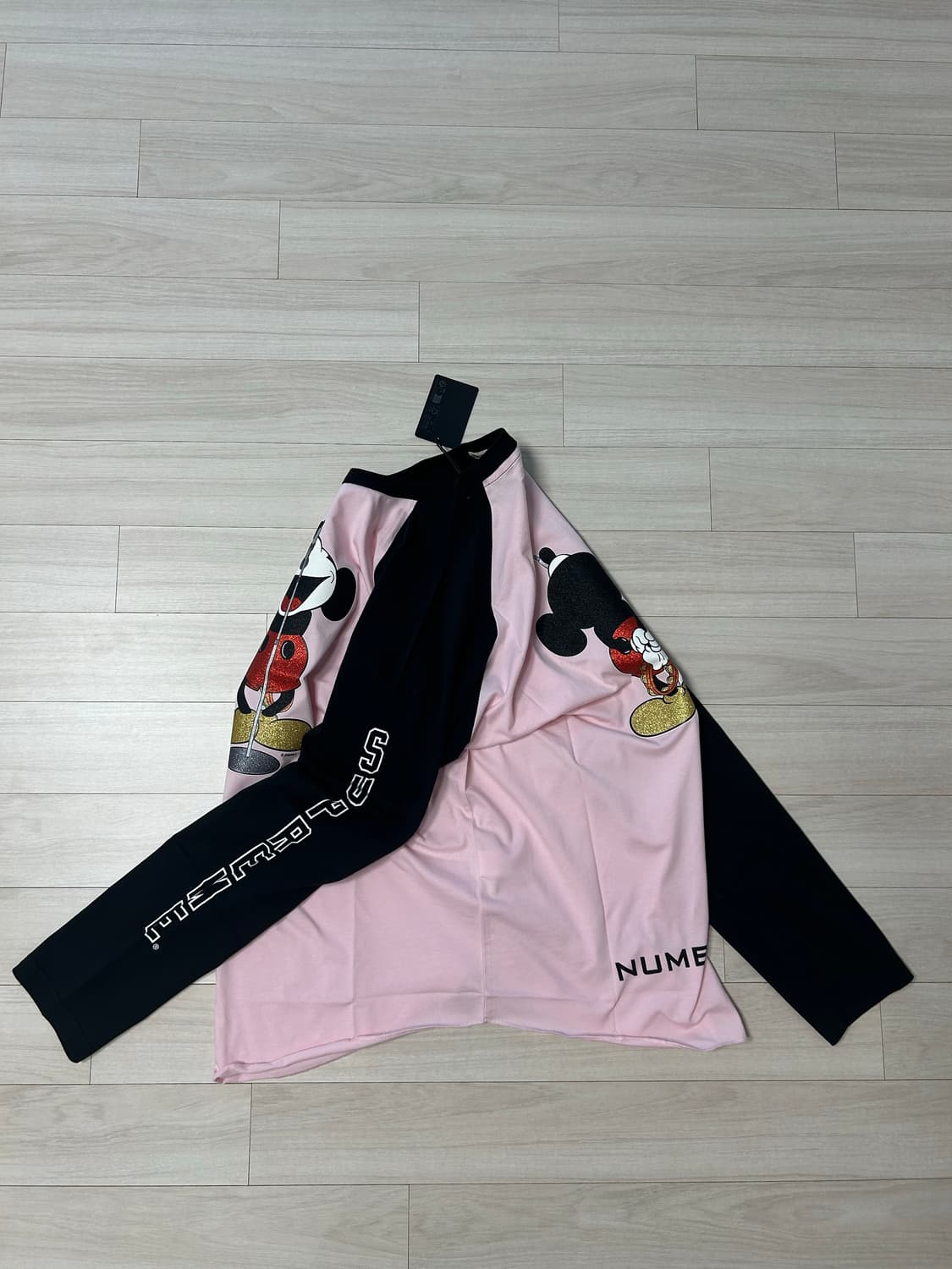 (M) 슈프림x넘버나인x미키마우스 롱슬리브-25fw 상품이미지5