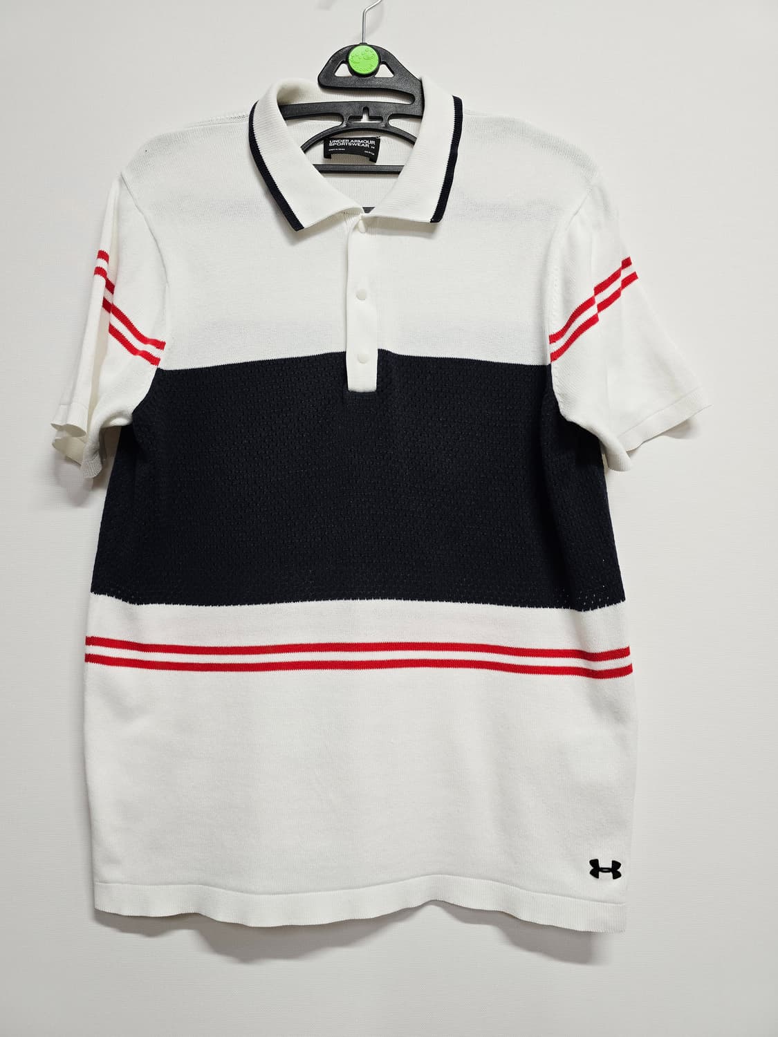 언더아머 스트라이프 반팔 카라티 상품이미지1