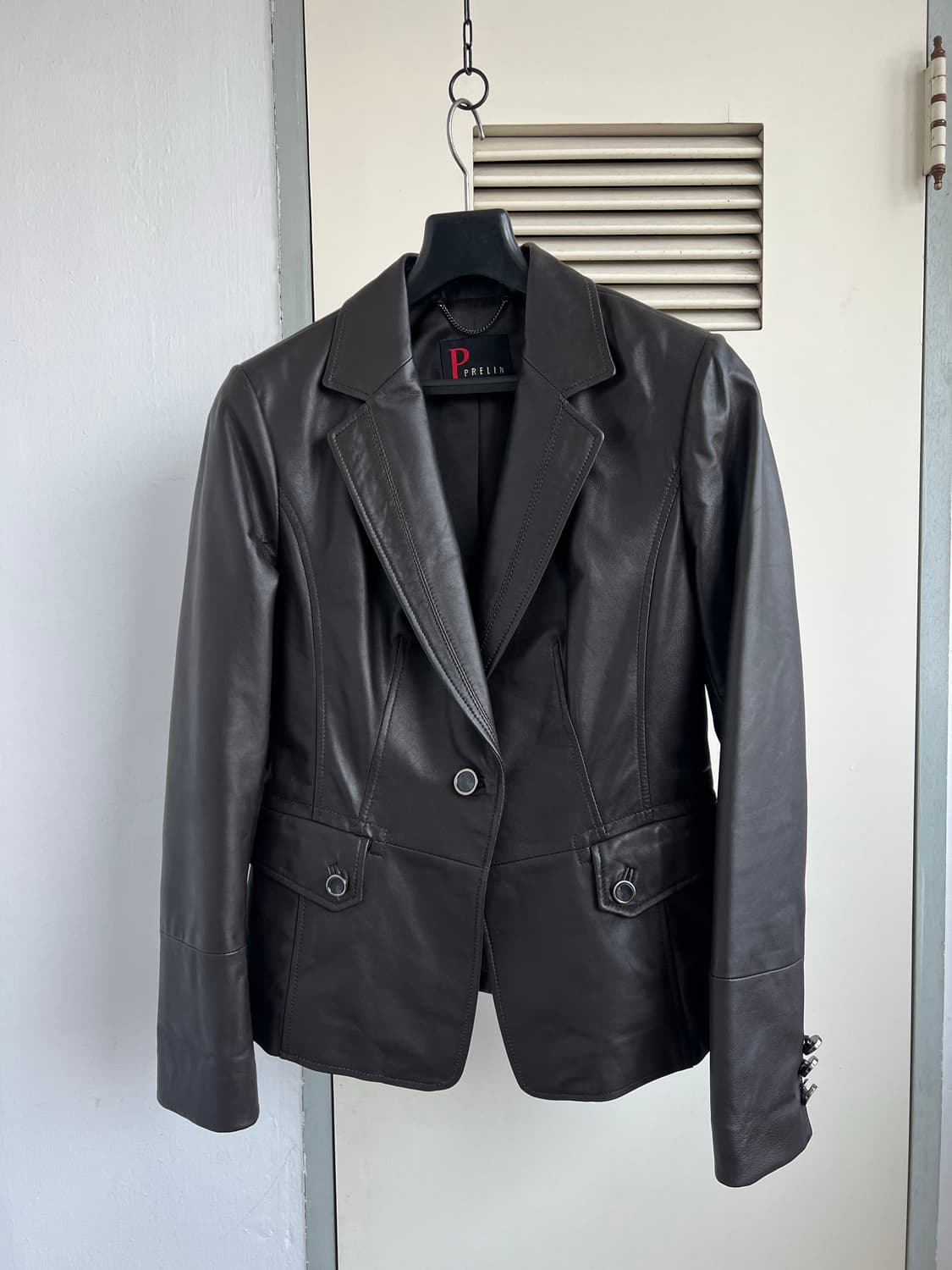 레더 블레이저 자켓 상품이미지1
