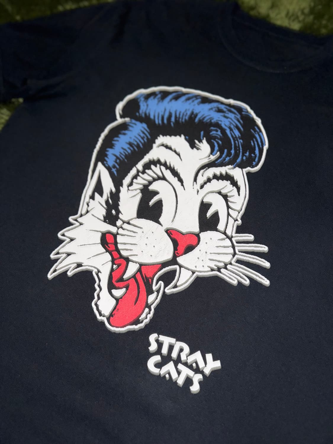 Stray Cats 스트레이 캣츠 튜블러 오리지널 그래픽 티셔츠 블랙 상품이미지2