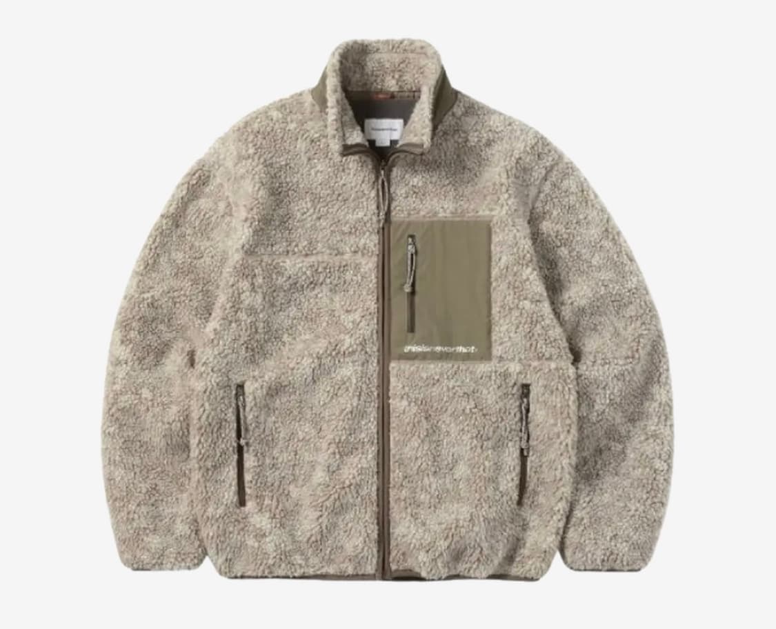 디스이즈네버댓 쉐르파 플리스 자켓(S)(1회 착용 새 상품 급) 상품이미지1