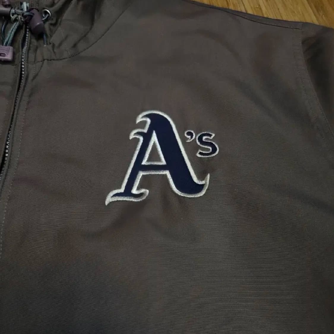 WWS MLB 오클랜드 어슬래틱스 빅로고 후드 자켓 (실XL)

 상품이미지3