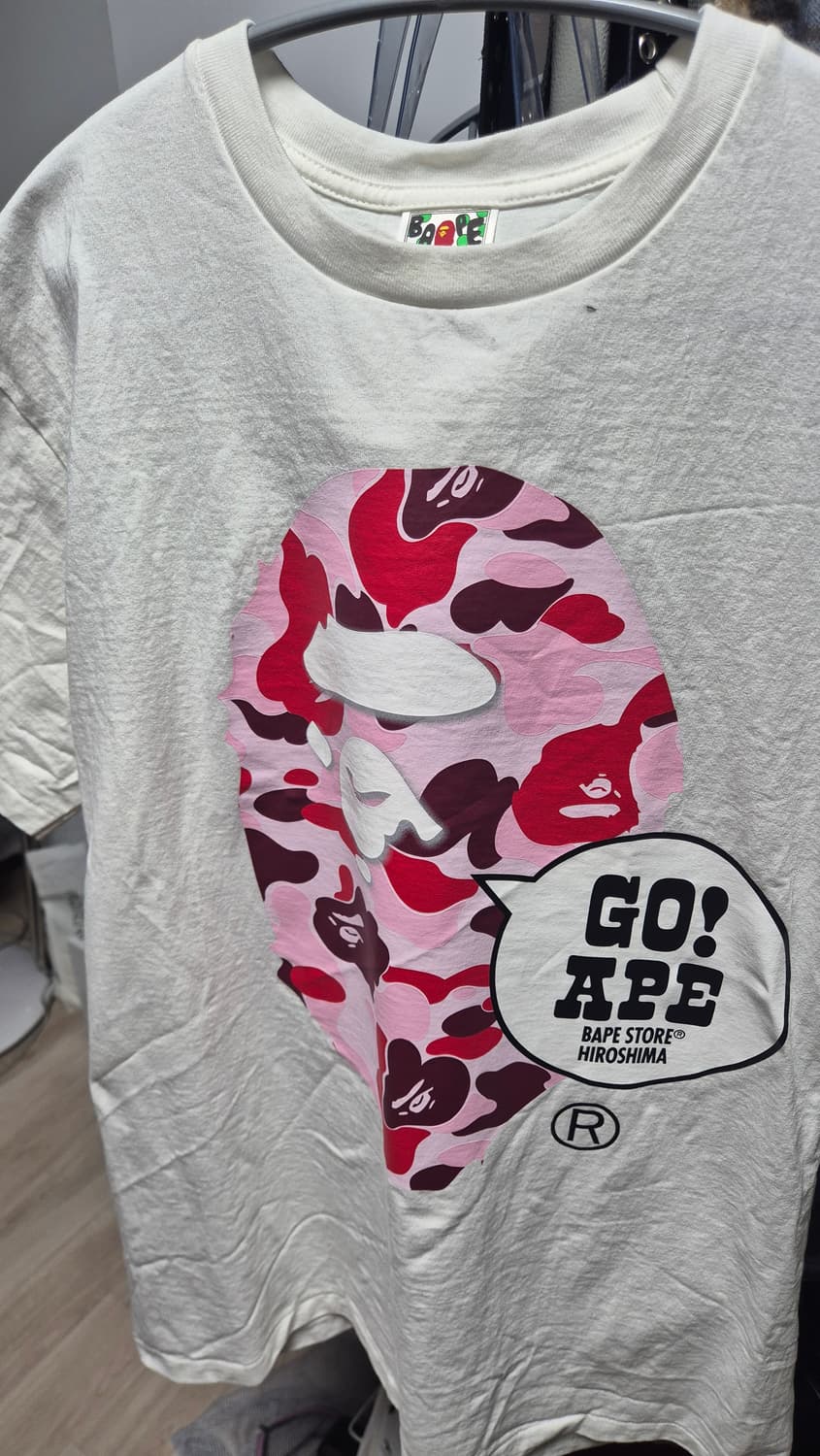 베이프 스토어 히로시마 에이프 헤드 티셔츠 xl 상품이미지1