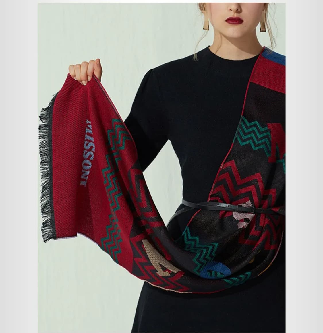 미쏘니 울 머플러 상품이미지7