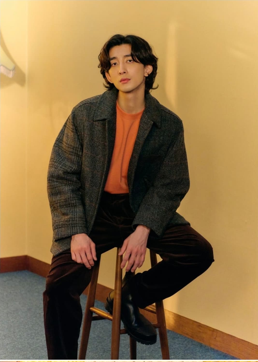 커스텀멜로우 해리스 트위드 자켓 100 상품이미지1