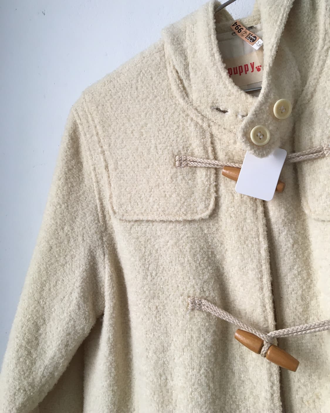 Duffle button hood coat 상품이미지4