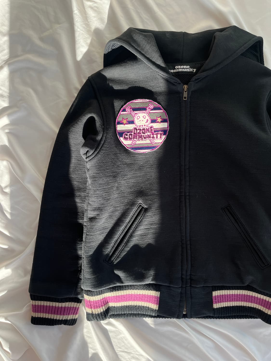 히스테릭 글래머 오존 커뮤니티 날개 천사 자수 후드 자켓 집업 점퍼 상품이미지4