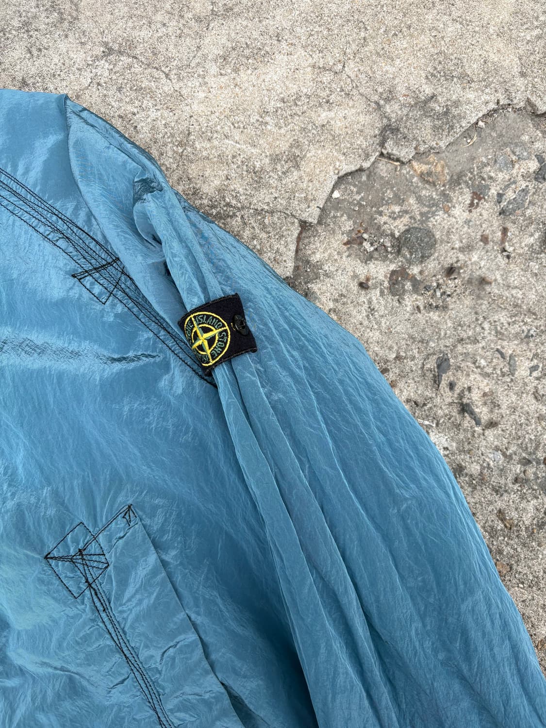 스톤아일랜드 나일론 메탈 집업 후디 자켓 상품이미지5