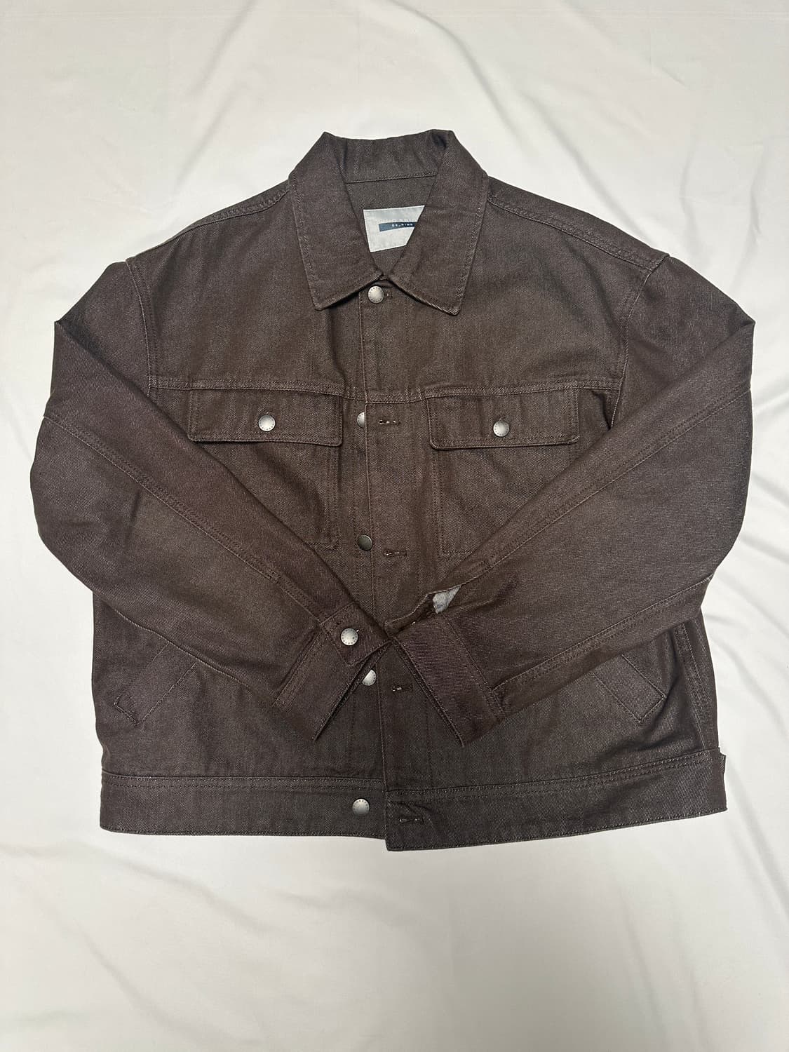 마인드 브릿지 정해인 데님 트러커 (브라운/105)  상품이미지4