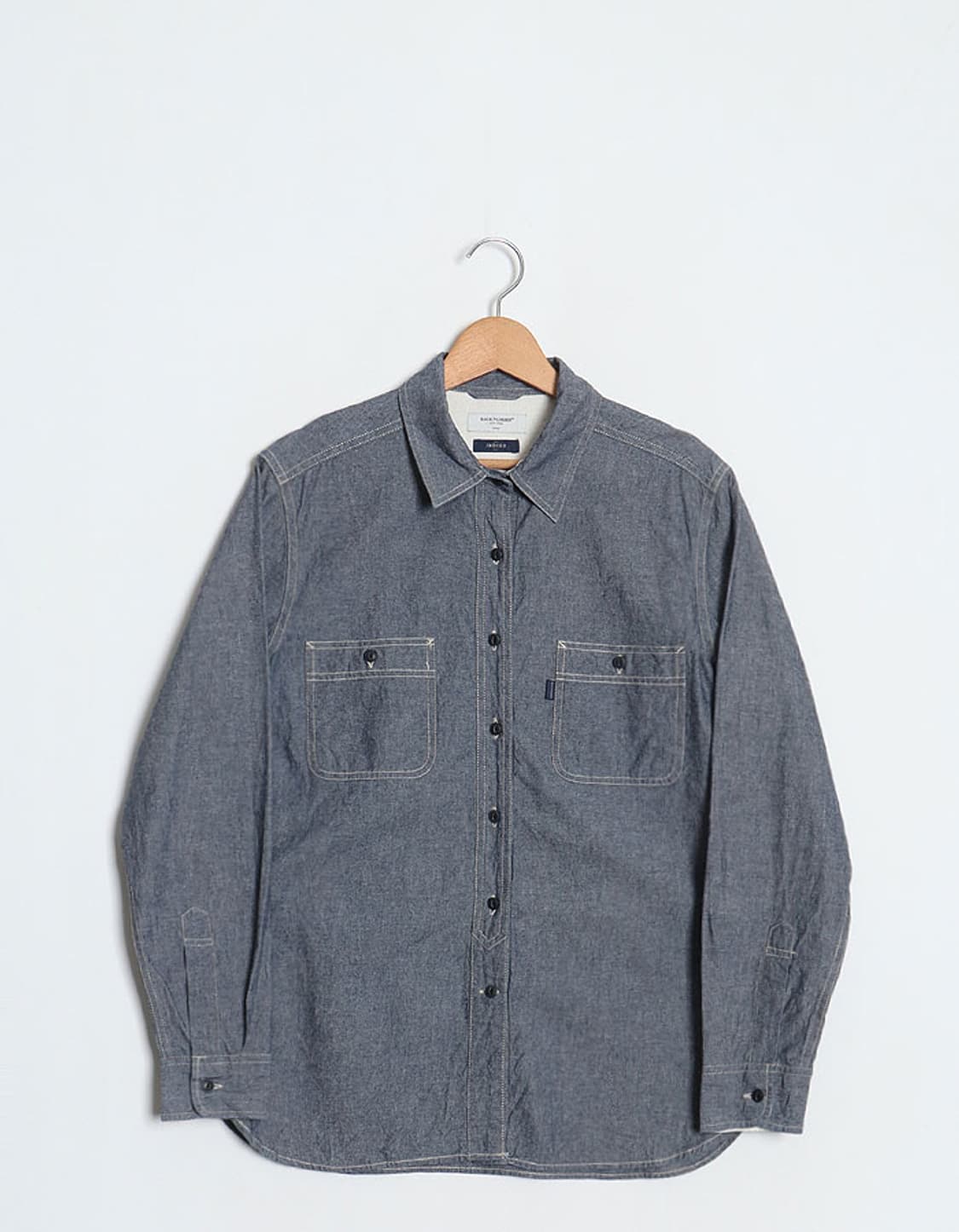  BACK NUMBER Denim Work Shirts 상품이미지1