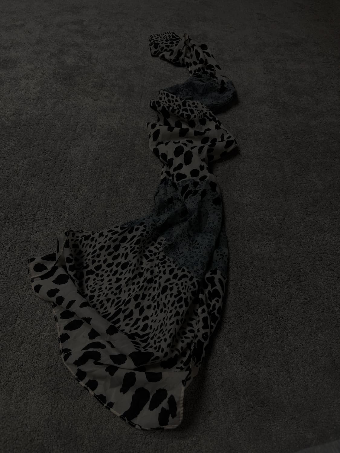 Vintage vkei punk mood leopard scarf 상품이미지2