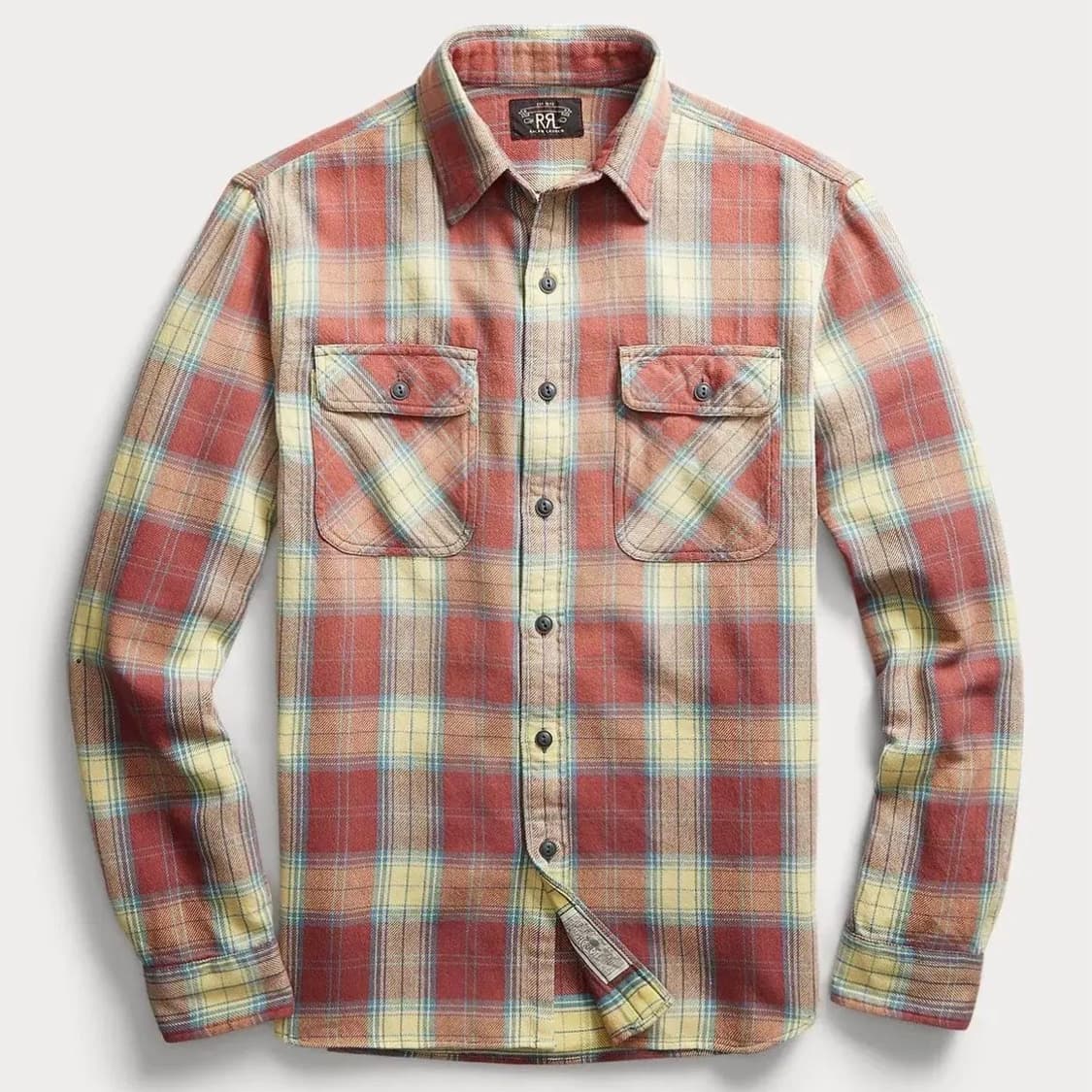 RRL 플레이드 체크 워크셔츠 xl 상품이미지1