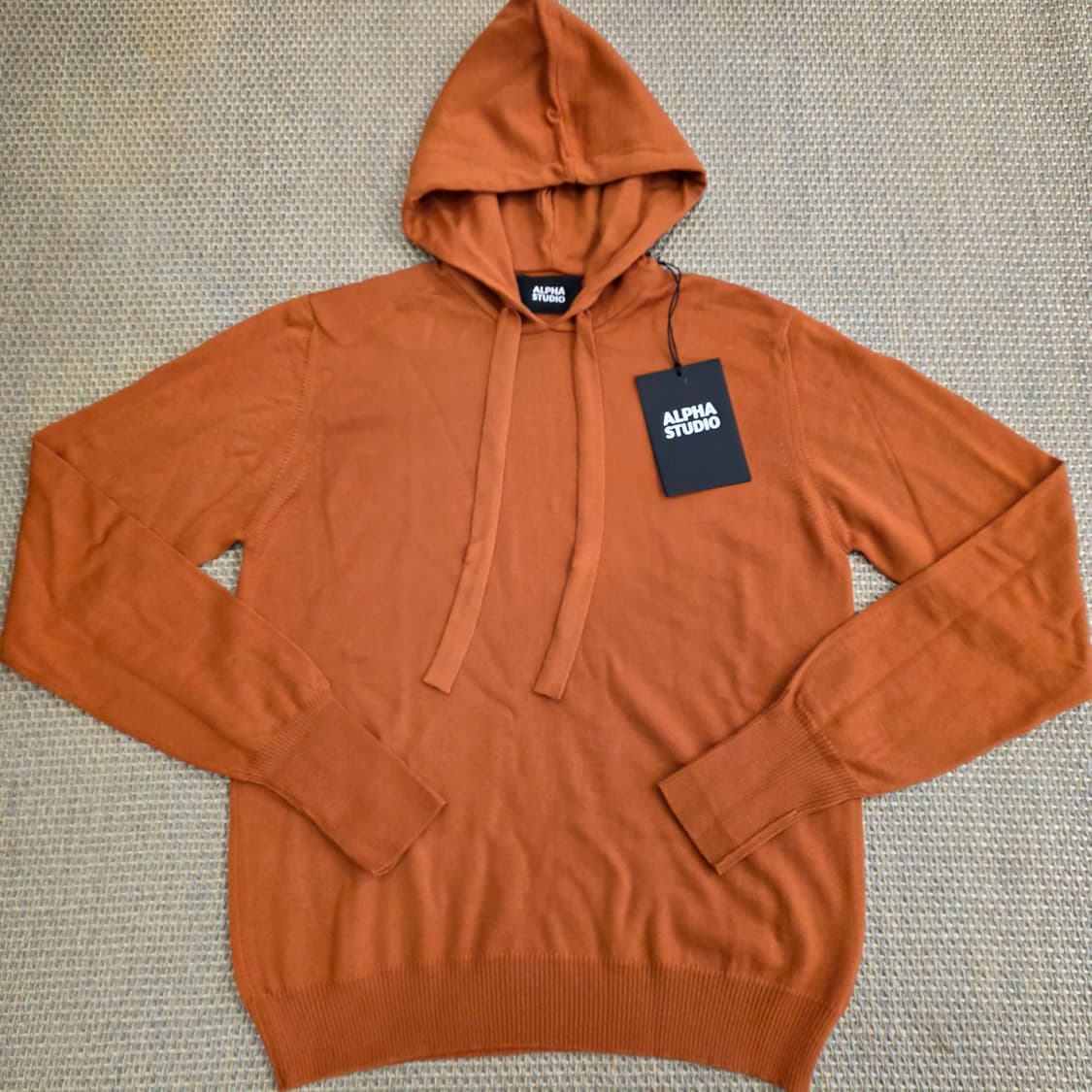 Alpha Studio 최상급 메르노울 럭셔리 니트 후드티 점퍼 상품이미지3