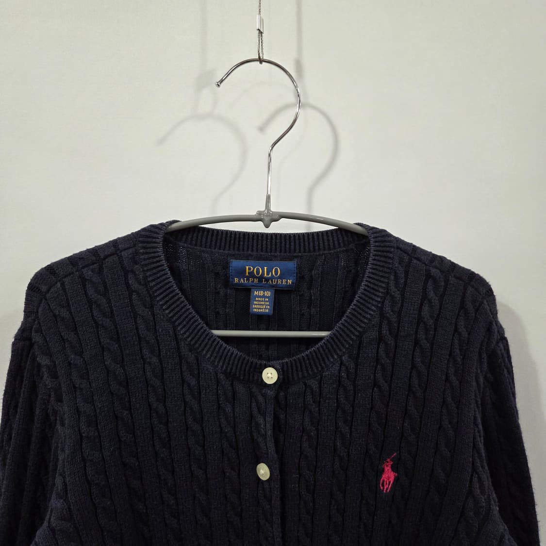 폴로랄프로렌 키즈 케이블 니트 가디건 M(8-10) 상품이미지2