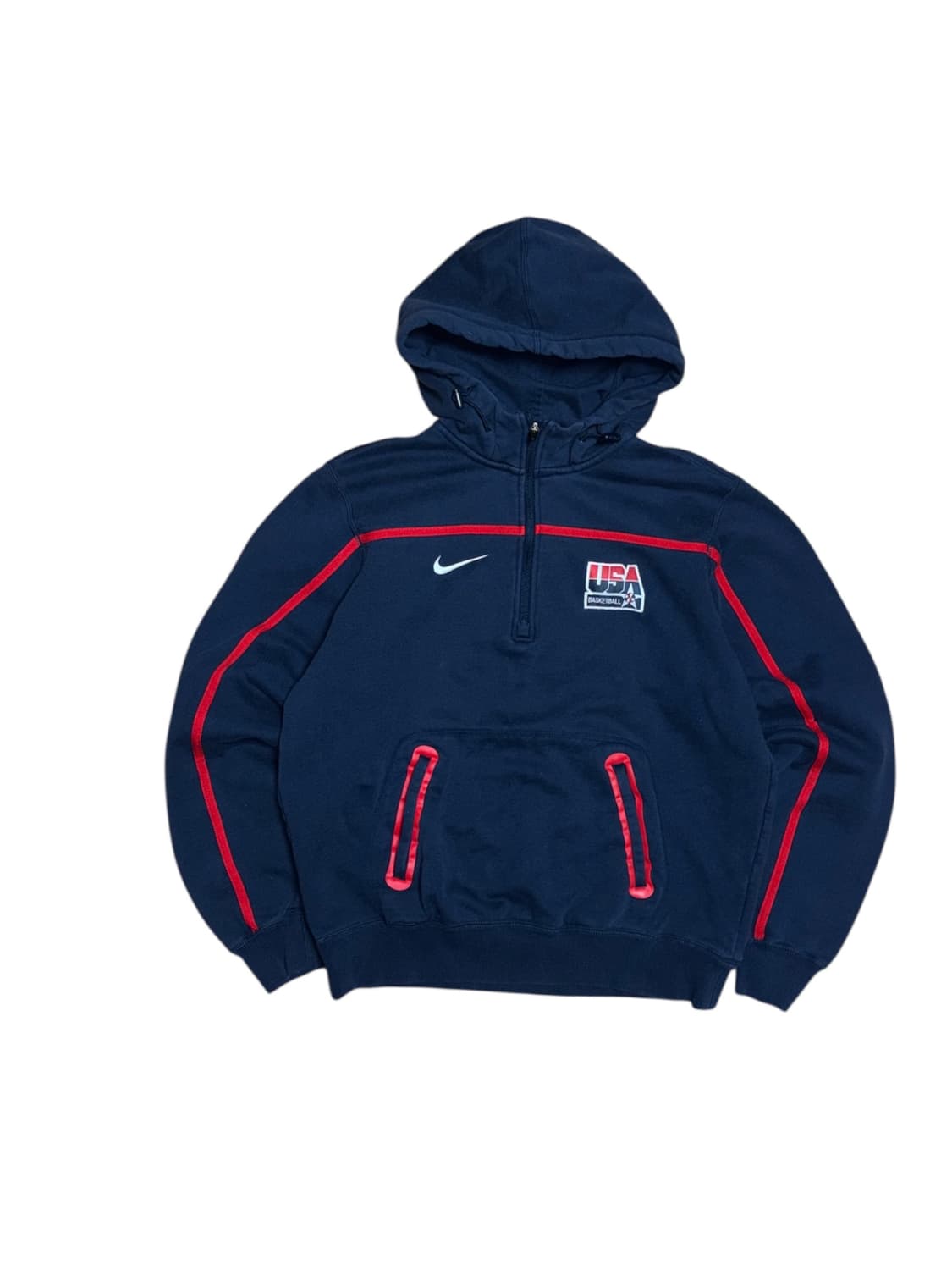 나이키 usa 농구 국가대표팀 반집업 아노락 후드티 상품이미지3