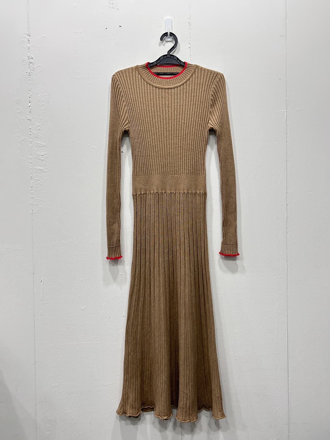 지컷 Gcut 울 니트 롱 원피스 상품이미지1