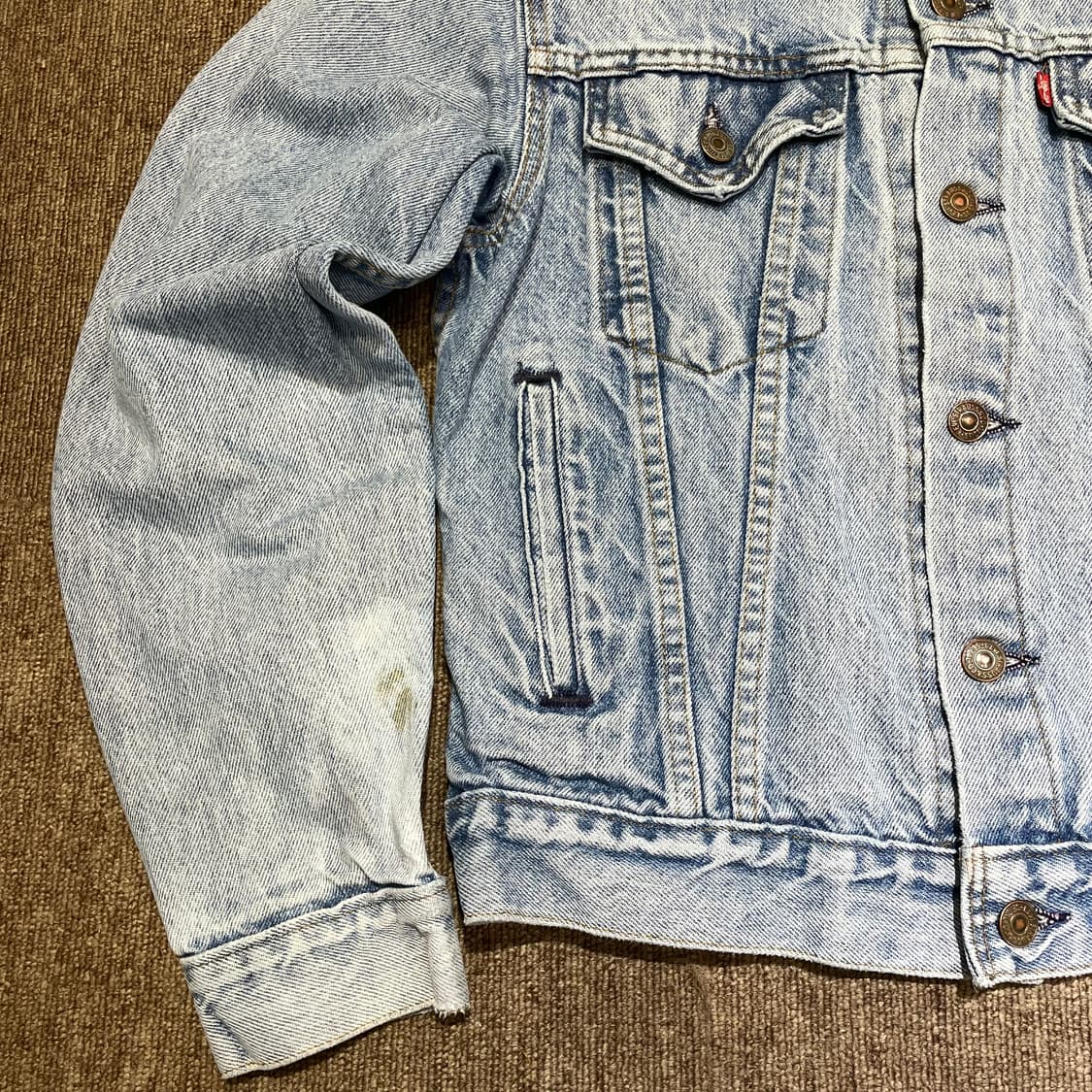 90~00s Levi's 리바이스 자수 트러커 데님 자켓 상품이미지7