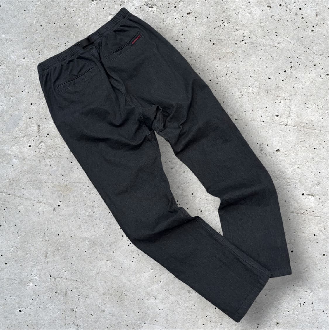 [S] 그라미치 벨트 코튼 팬츠 딥그레이 블랙 D565 상품이미지2