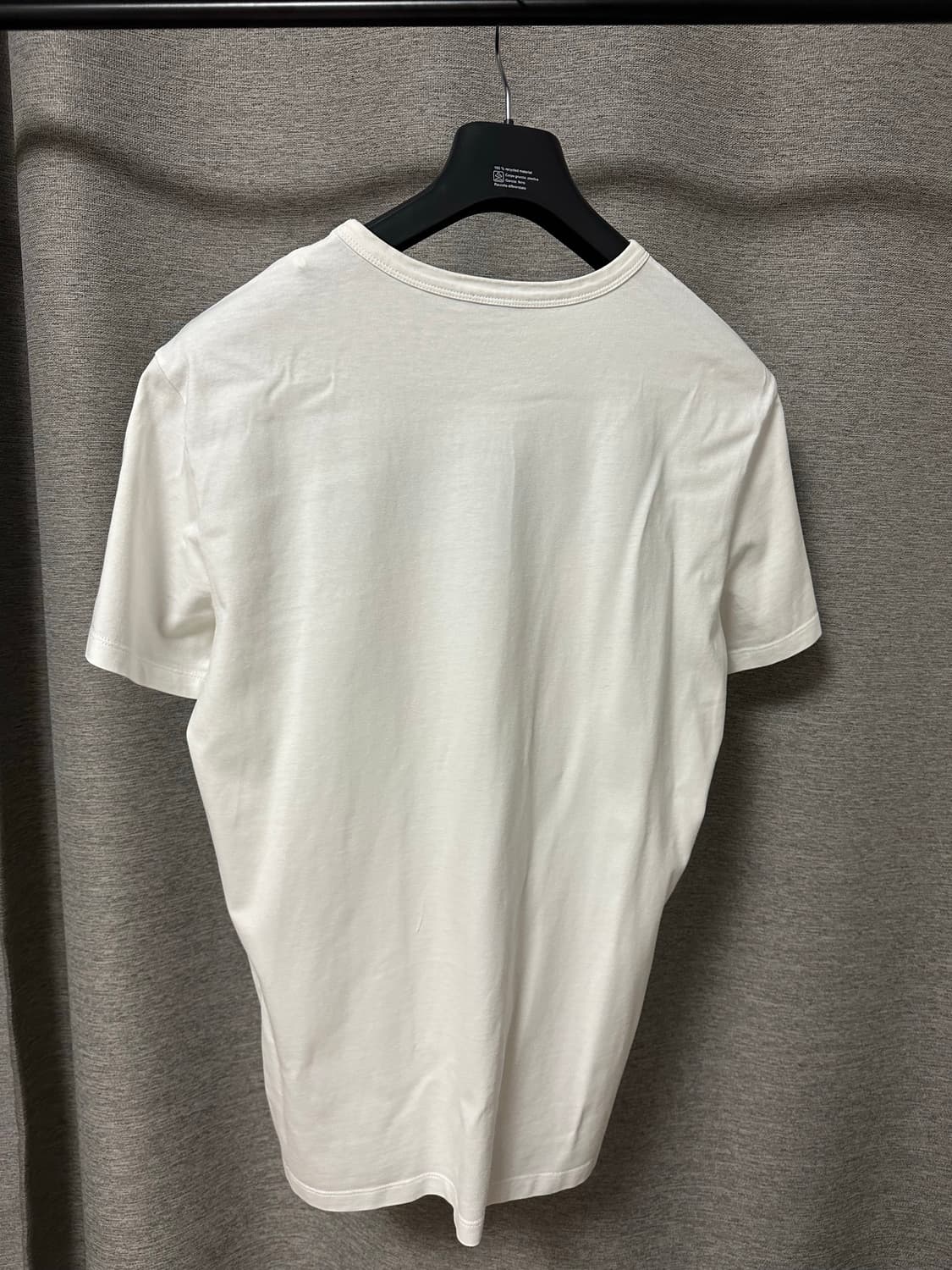 몽클레어 빅로고 프린팅 와펜 반팔 화이트 (XL) 상품이미지4