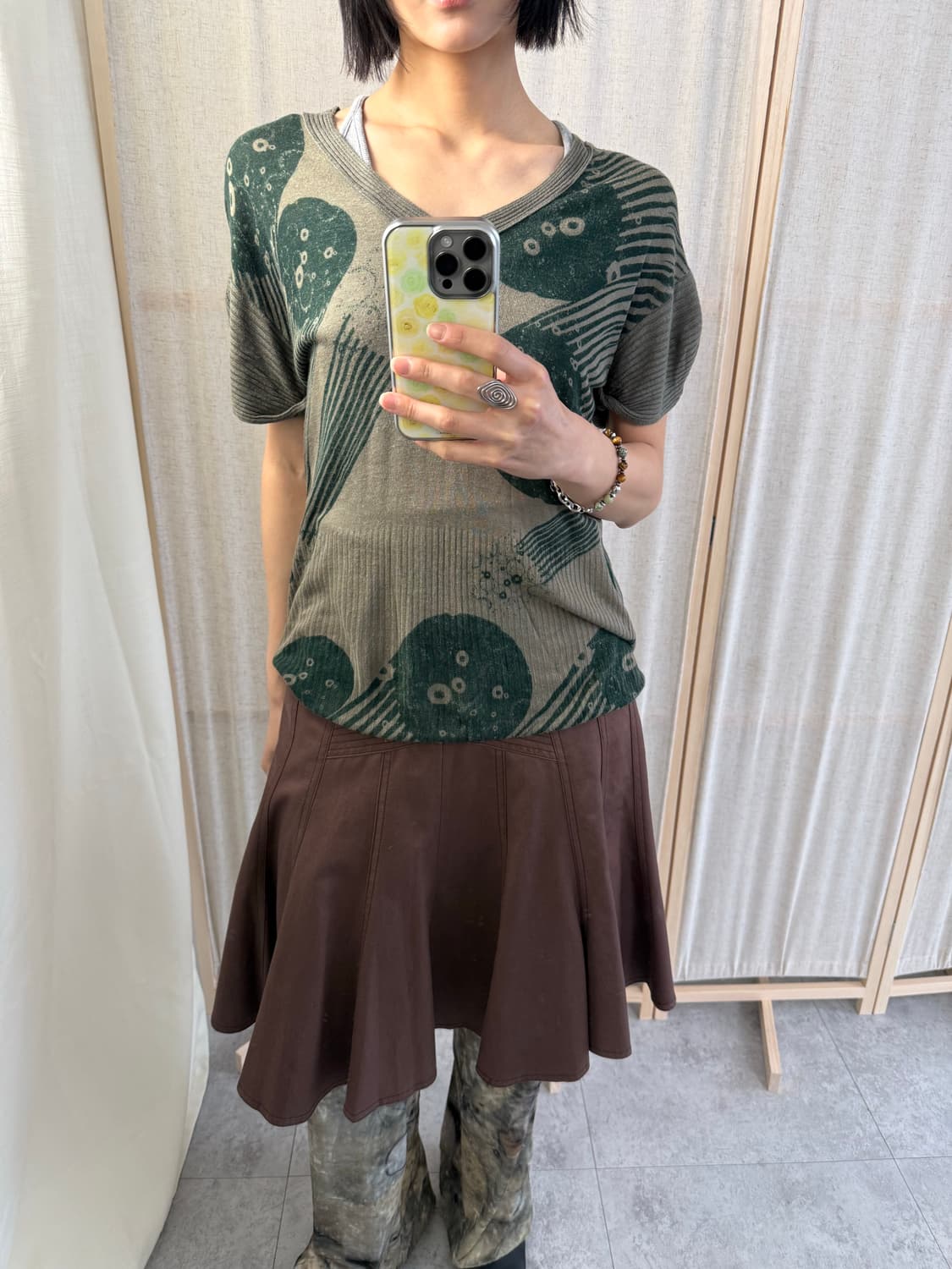 Diesel 프린팅 니트 티 상품이미지2