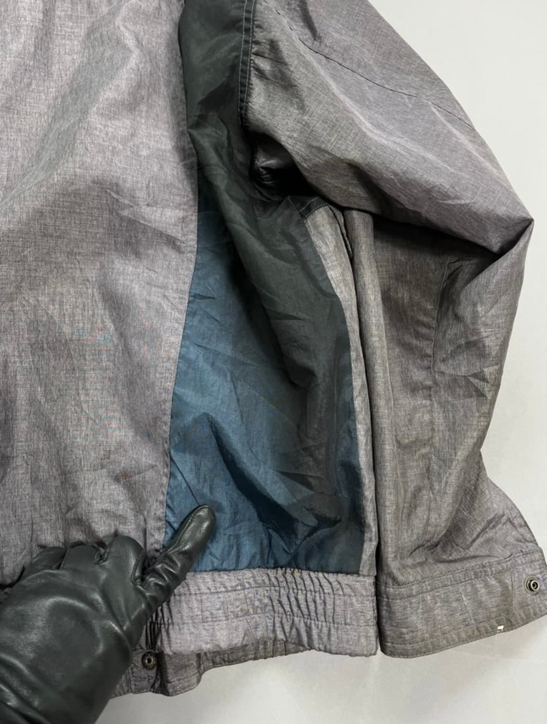 PANELIZE DESIGNED BOMBER JACKET GRAY 상품이미지4