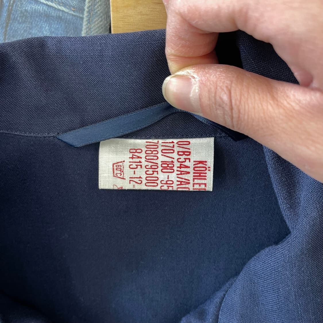 80s 독일 해군 덱 자켓 (M) 상품이미지5