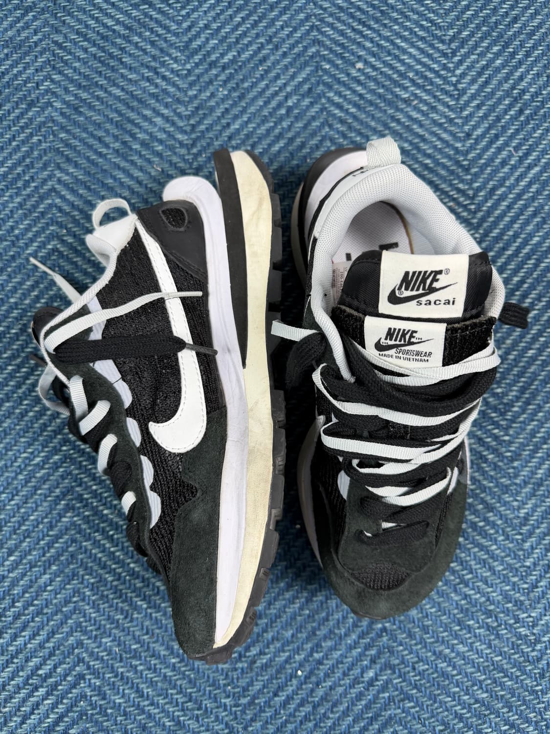 Nike x Sacai VaporWaffle 'Black White'  상품이미지2
