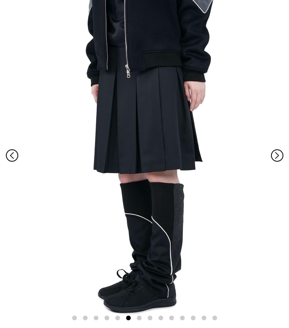 지초이 AW25 레그워머 스커트 상품이미지3