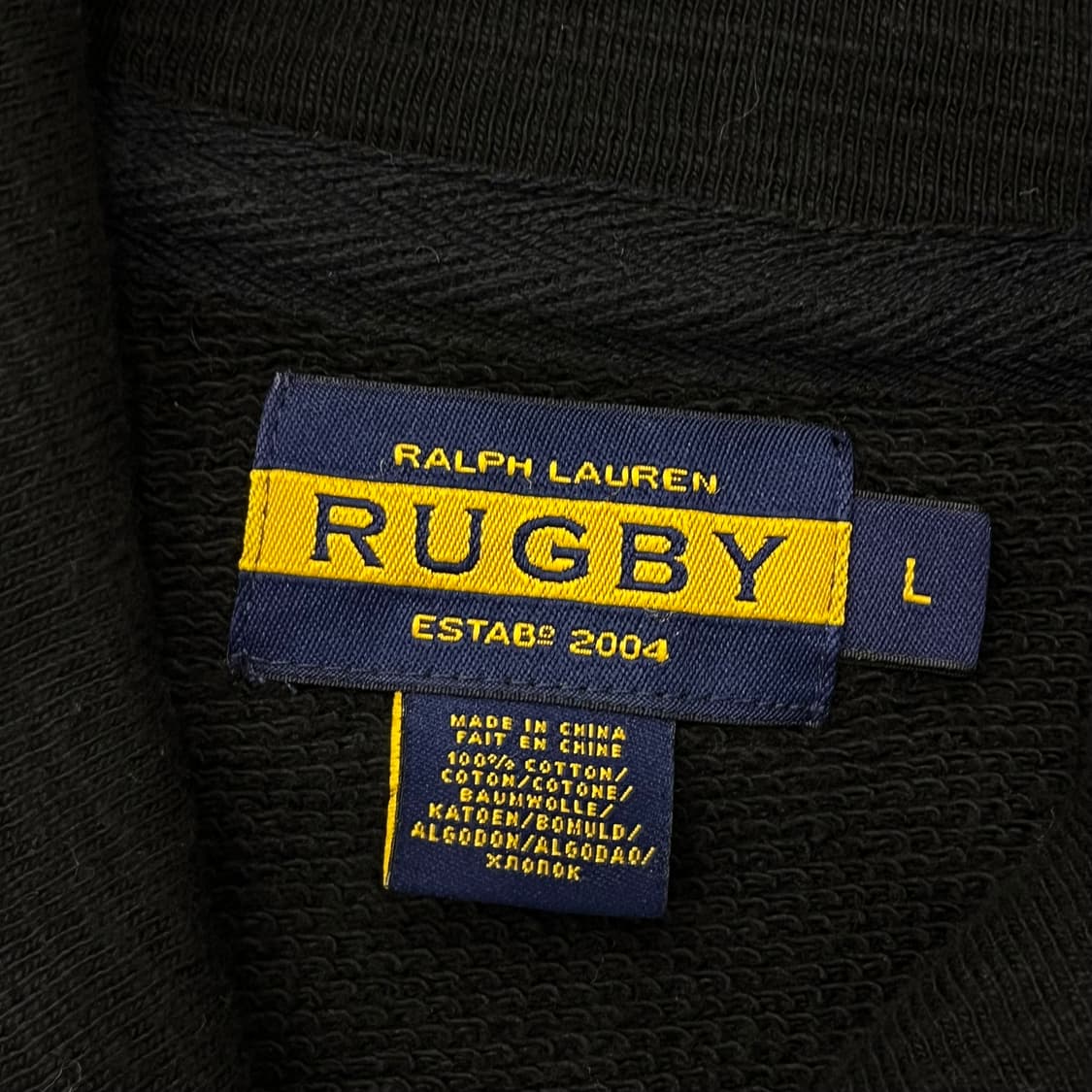 L 폴로 랄프로렌 RUGBY 럭비 숄카라 니트 상품이미지3