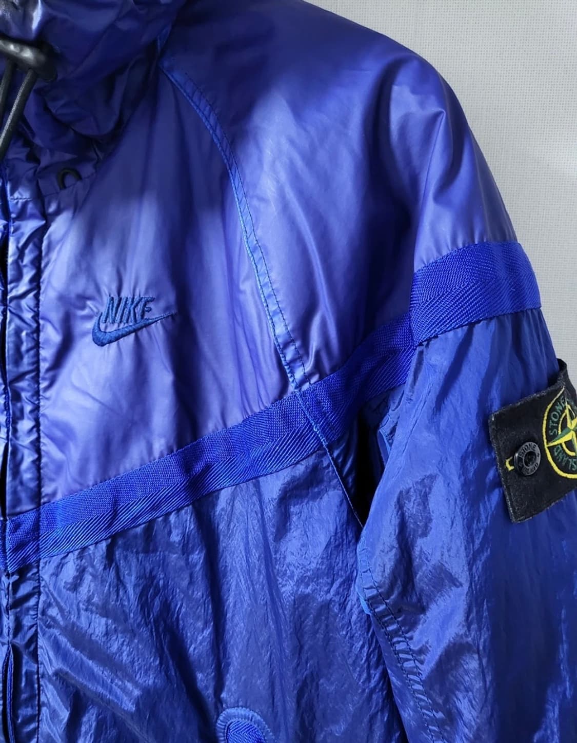 스톤아일랜드+나이키랩  윈드러너 푸어블루 상품이미지4