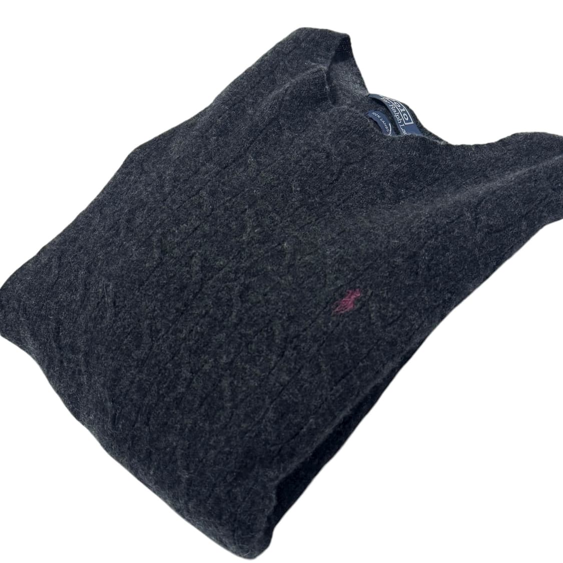 폴로 랄프로렌 다크그레이 꽈배기 니트 상품이미지2