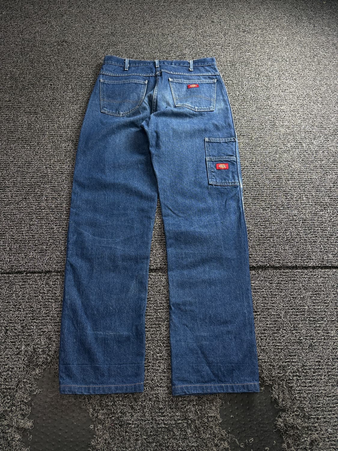 디키즈 더블니 와이드핏 워크 데님 팬츠 4522 상품이미지4