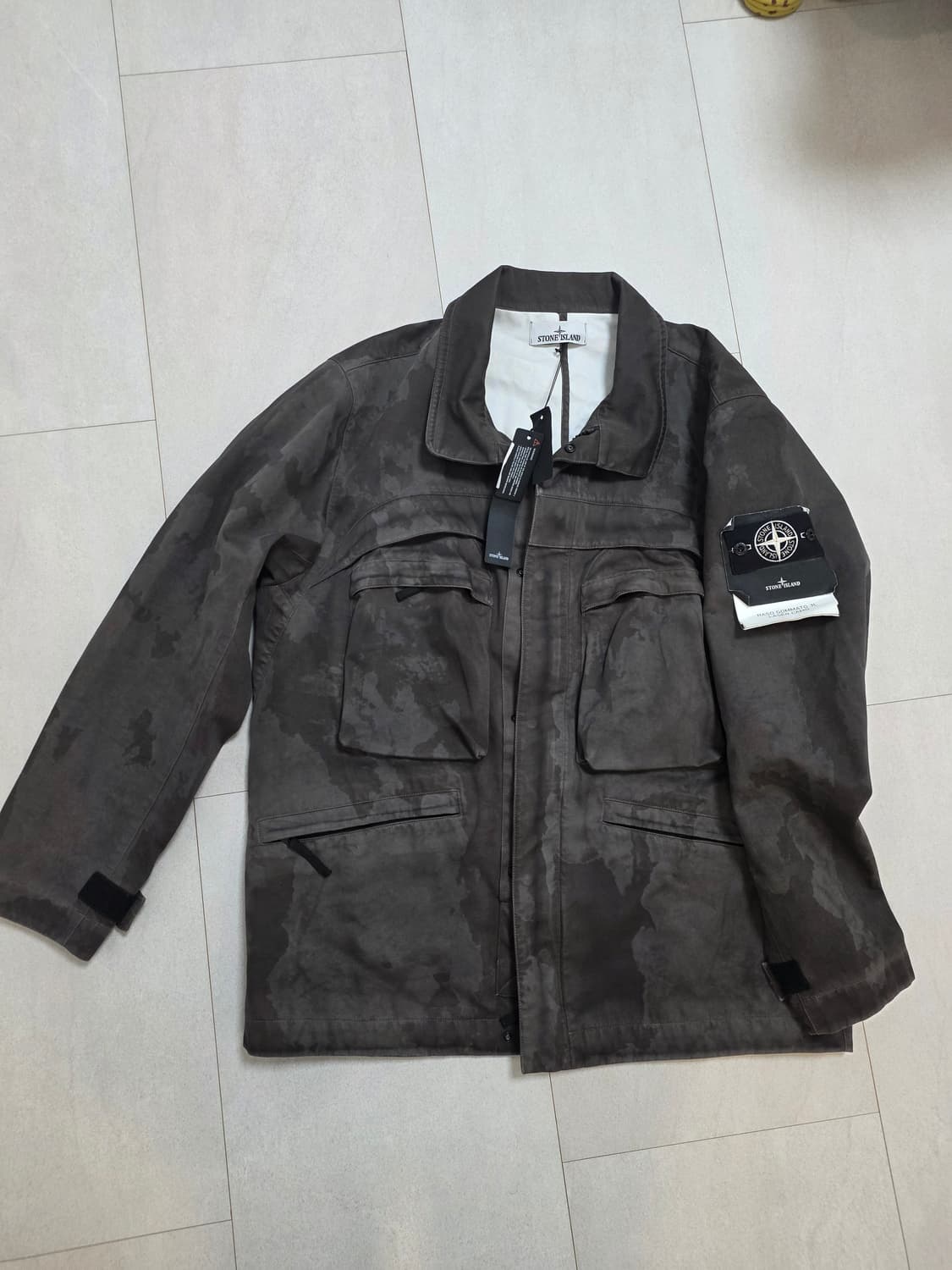 스톤아일랜드 Raso Gommato 3L Laser camo 상품이미지1