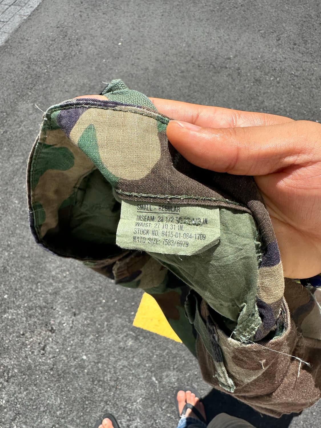 90‘s Military Woodland BDU cargo pants 상품이미지10